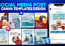 do trendy social media content and canva templates design